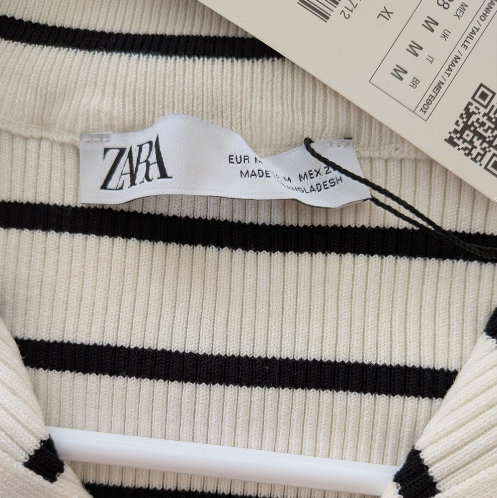 NWT Zara Women's Striped Sleeveless Top - Picture 6 of 8